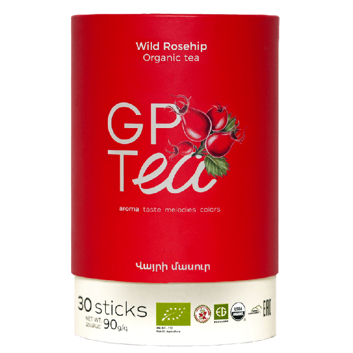 GP Tea Մասուրի համով լուծվող թեյ տուբուսով