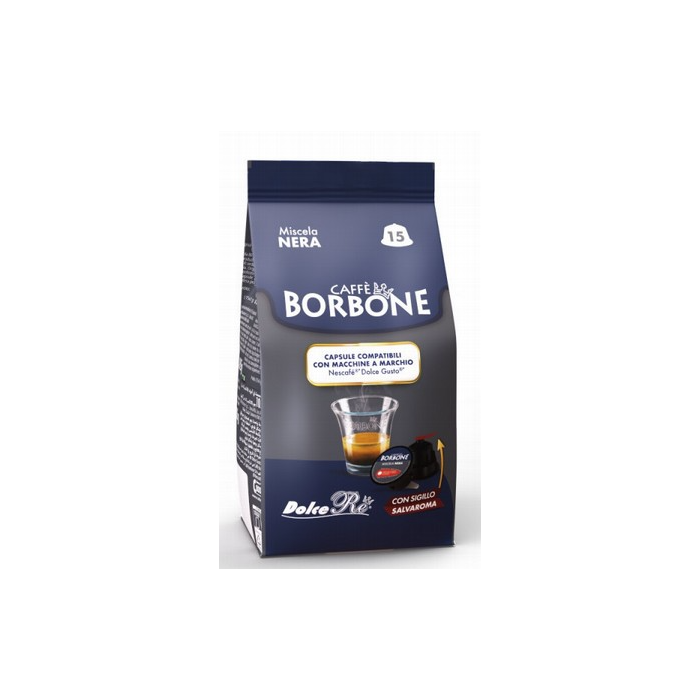 Borbone Coffee capsules Dolce Gusto nera 105g