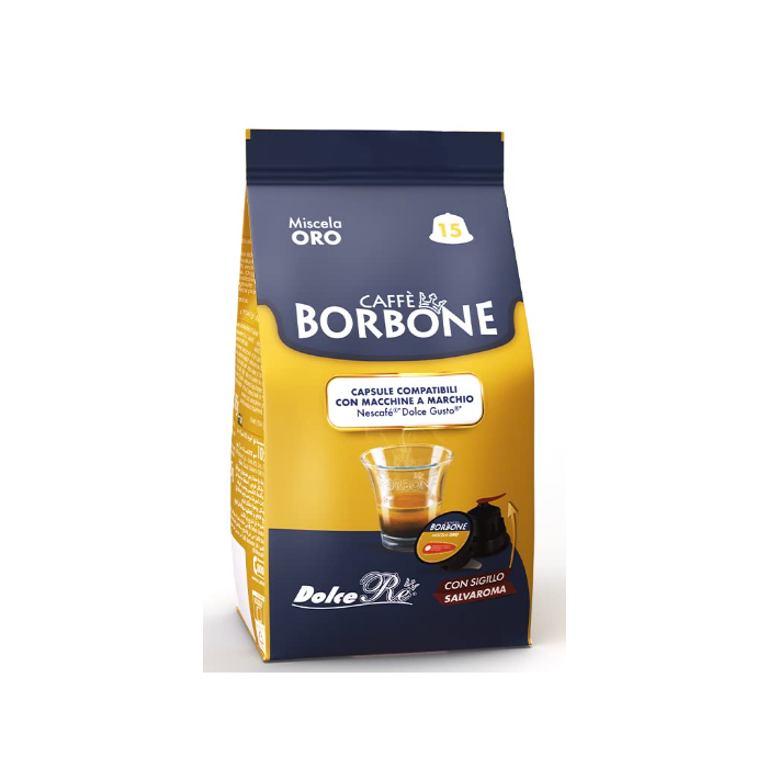 Borbone Coffee capsules Dolce Gusto oro 105g