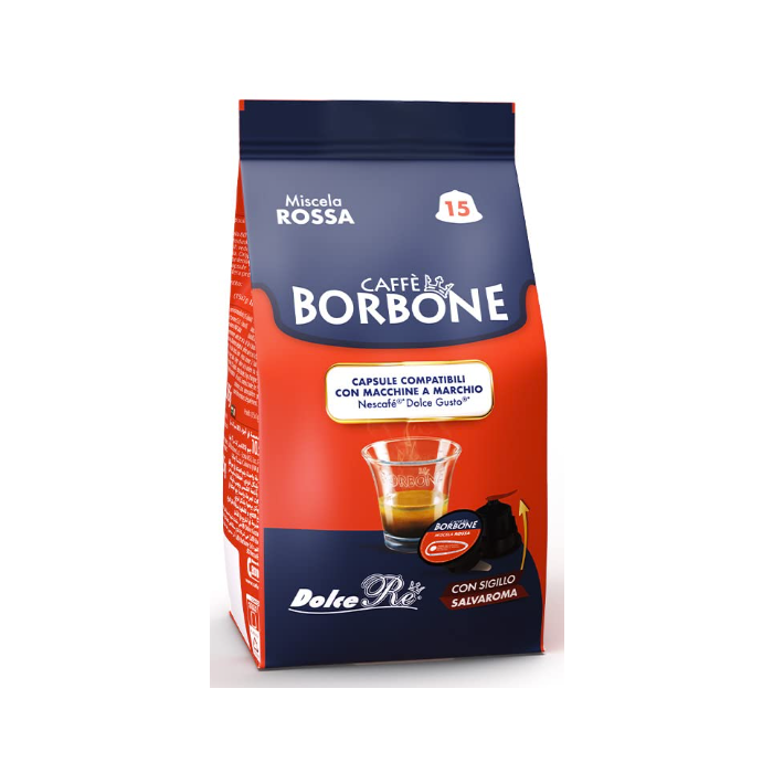 Borbone Coffee capsules Dolce Gusto rossa 105g