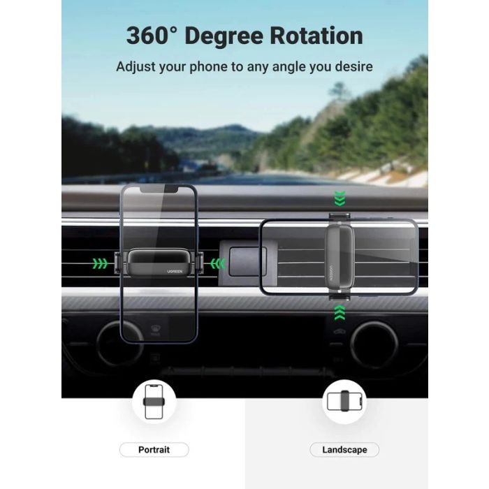 UGREEN Air Vent Aluminum Phone Holder (PC+Aluminum alloy)/10422