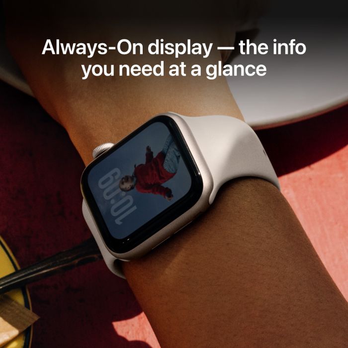 Apple Watch SE 3 GPS 44mm Midnight , Midnight Sport Band - S/M /MEHN4RK/A