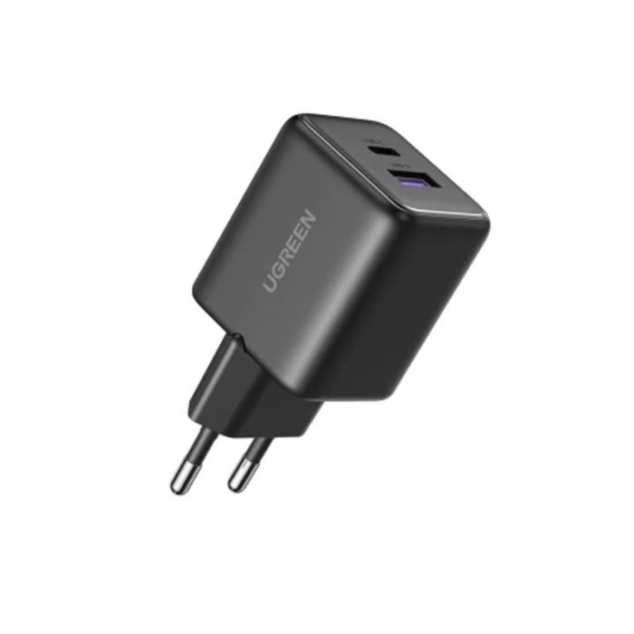 UGREEN 30W Gan Fast Charger, 2-Port USB-A/USB-C, Black /65014