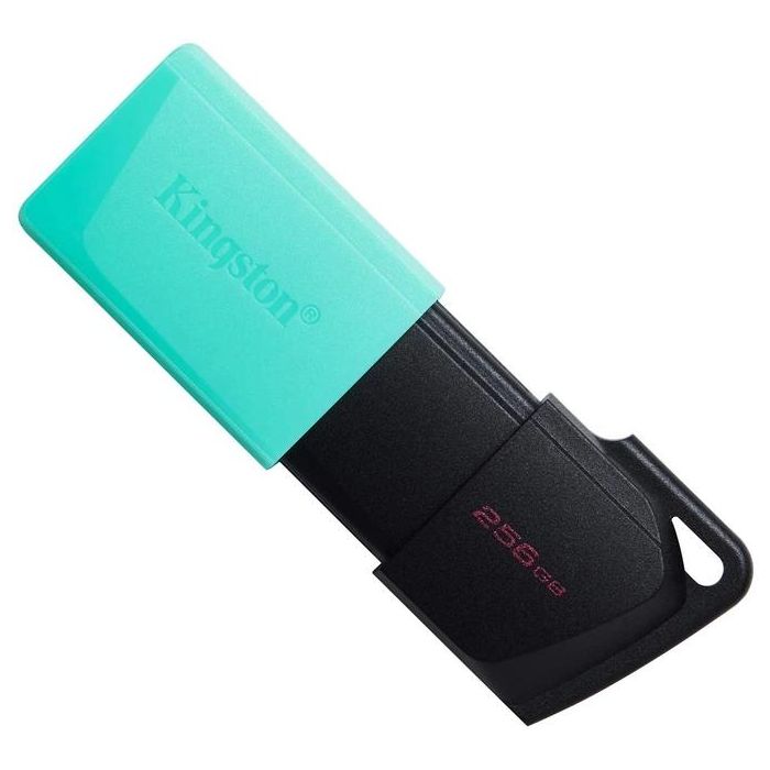 Kingston 256GB, USB 3.2 Gen 1 DataTraveler, Exodia M, Black/Teal (DTXM/256GB)