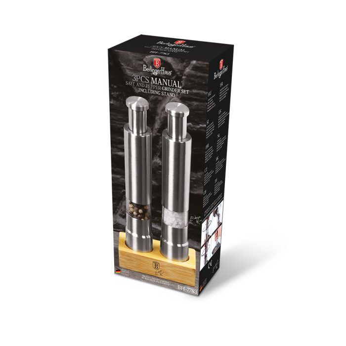 Berlinger Haus BH7783 salt & pepper mill set stainless steel