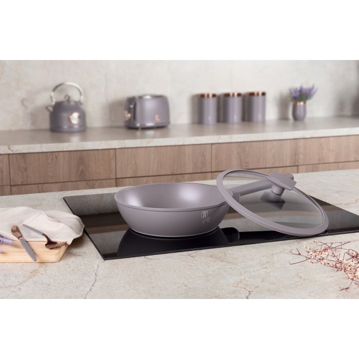 Berlinger Haus BH8092 Taupe fry pan with lid 24cm