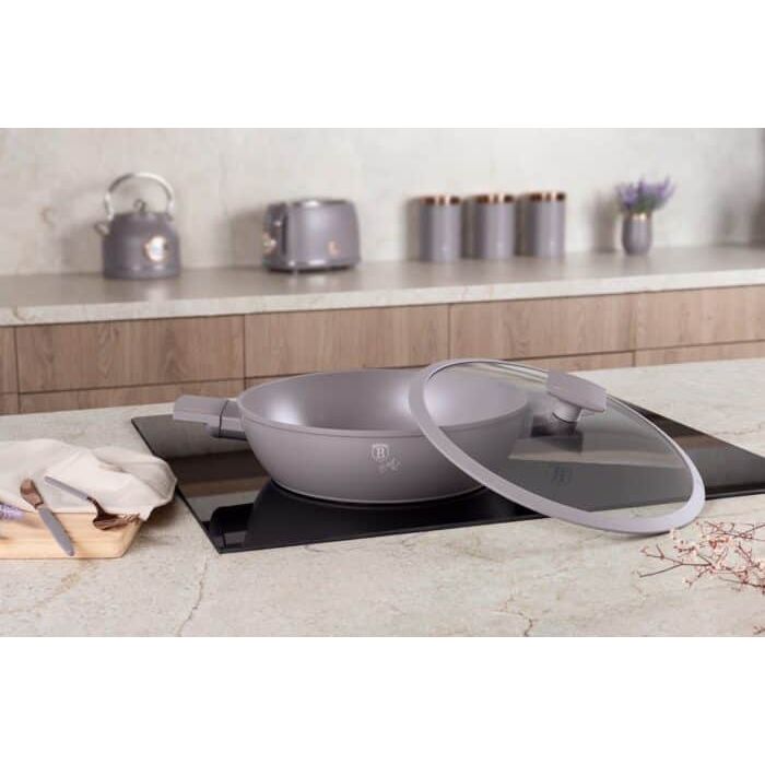 Berlinger Haus BH8098 Taupe shallow pot with lid 28cm