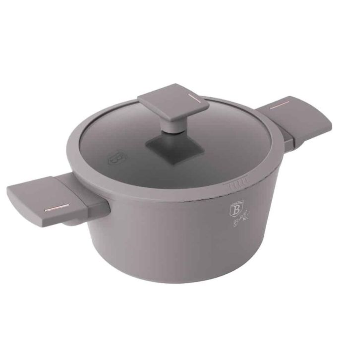 Berlinger Haus BH8102 Taupe casserole with lid 28cm