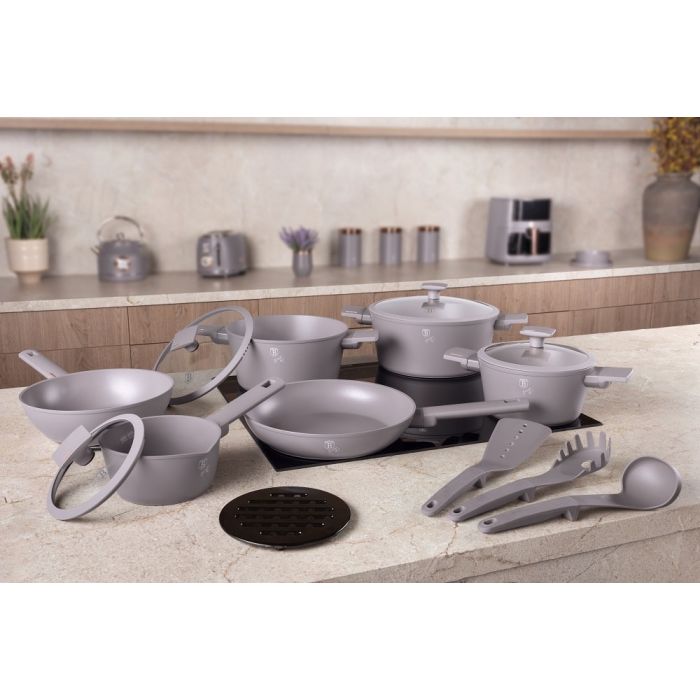 Berlinger Haus BH8111 Taupe cookware set 15pcs