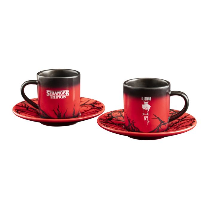 Bialetti Stranger Things Espresso Cups&Saucers set 2pcs