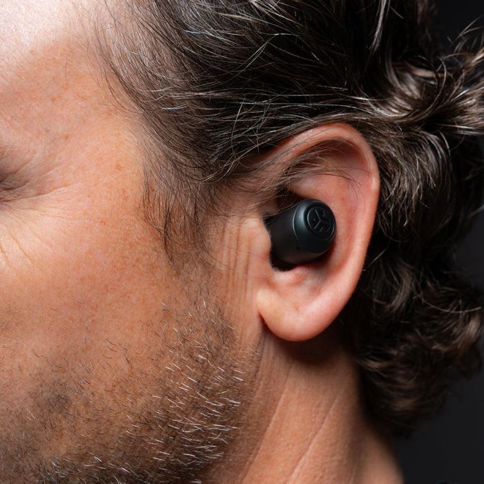 JLab Go Pop+ True Wireless Earbuds, Black (IEUEBGAIRPOPRBLK124)