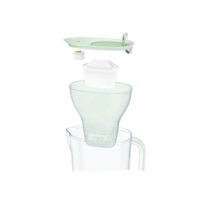 BRITA 3222 Glass 2.5L Jug ONE white +1 module