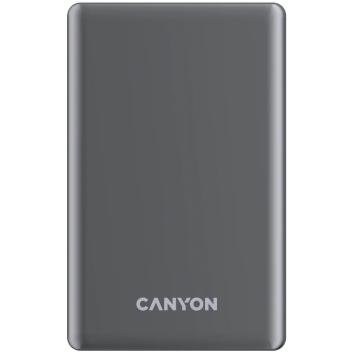 Canyon CNS-CPB510DG/10000mAh Magnetic Power Bank, Grey
