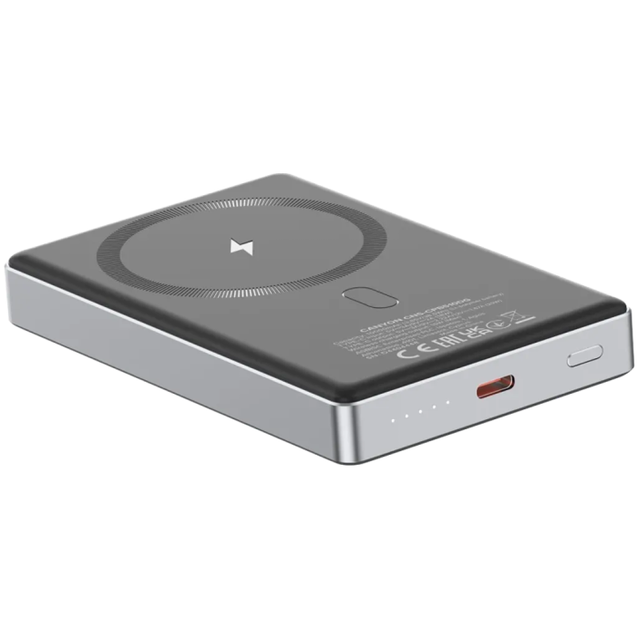 Canyon CNS-CPB510DG/10000mAh Magnetic Power Bank, Grey