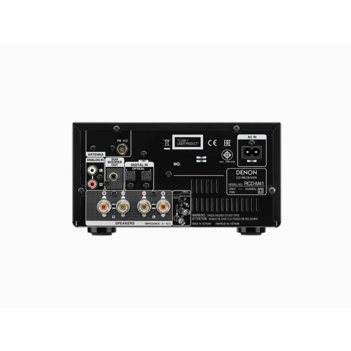 Denon RCD-M41 CD Player, Black /RCD-M41 BLACK