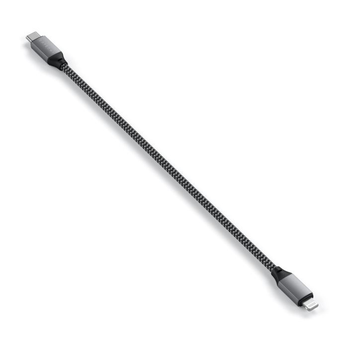 Satechi Type C To MFI Cable 10 Inch- Space Gray /ST-TCL10M