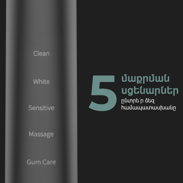AENO ADB0006 Sonic Electric Toothbrush DB6,Black