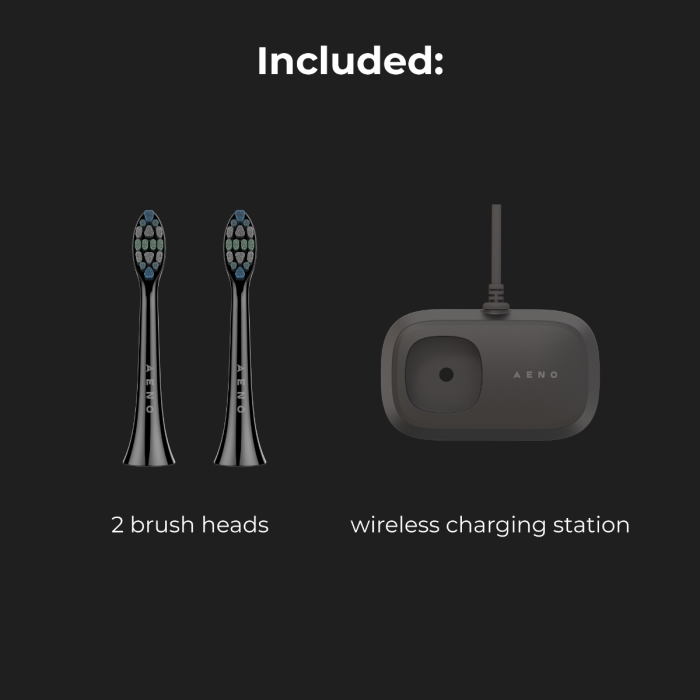 AENO ADB0006 Sonic Electric Toothbrush DB6,Black