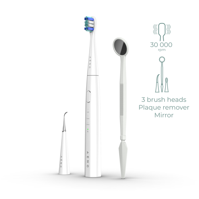 AENO ADB0008 Sonic Electric toothbrush DB8,White