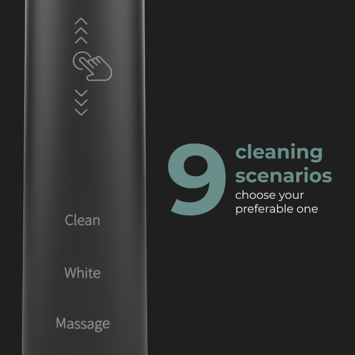 AENO ADB0004 Sonic Electric Toothbrush, DB4,Black