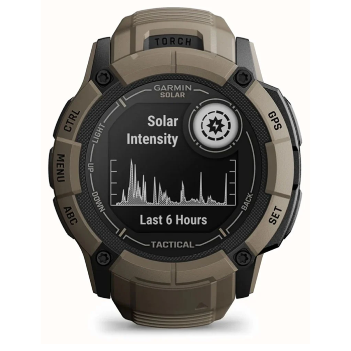 Garmin Instinct 2X Solar - Tactical Edition Coyote