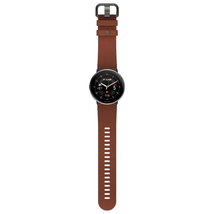 Polar ignite 3 ti lthr brnz m/l