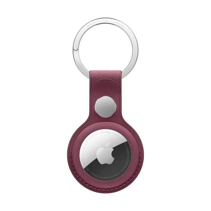 Apple Airtag FineWoven Key Ring, Burgundy /MKG04ZM/A
