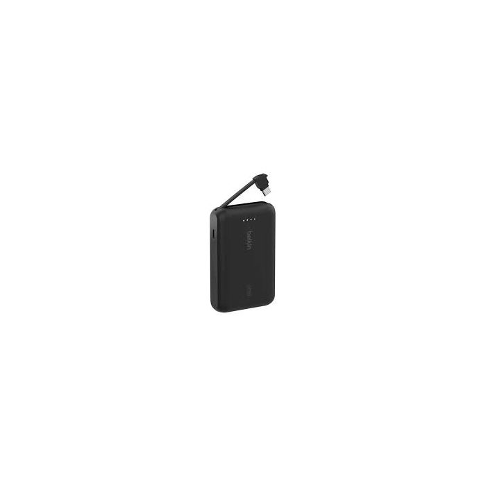 Belkin 10K Power Bank with Integrated Cable / BPB021HQBK
