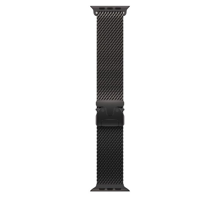 Apple Watch 49mm Black Titanium Milanese Loop - Medium /MK0G4ZM/A