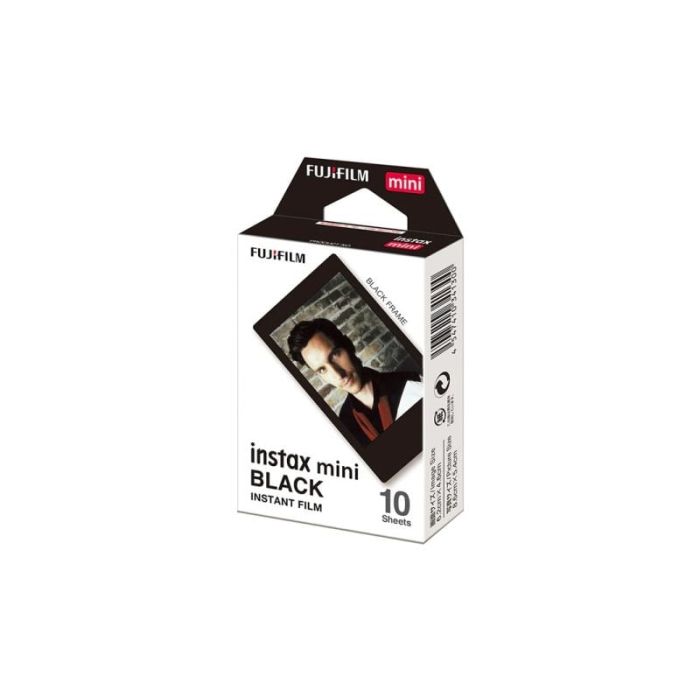Fujifilm Instax Mini 10 Pack Designer Film Black Frame