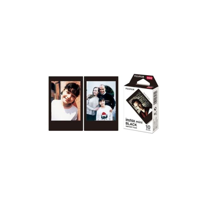 Fujifilm Instax Mini 10 Pack Designer Film Black Frame