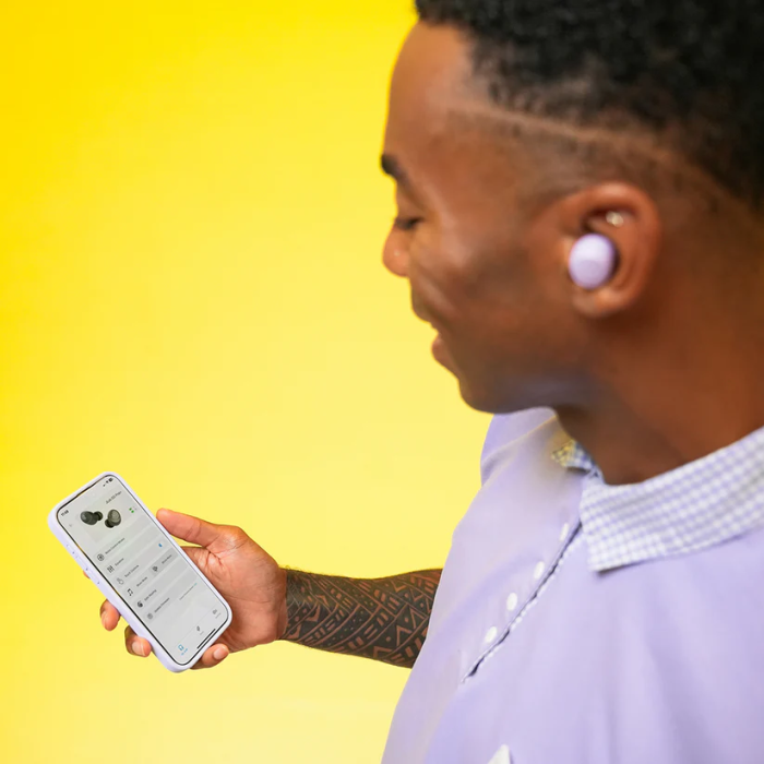 JLab Go Pop+ True Wireless Earbuds, Lilac (IEUEBGAIRPOPRLLC124)