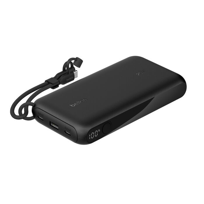 Belkin 20K PD20W Power Bank With Display, Black/BPB028HQBK