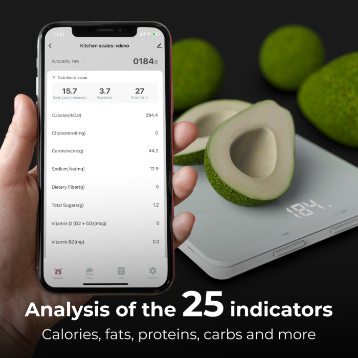 AENO AKS0001S Kitchen Scale KS1S Smart