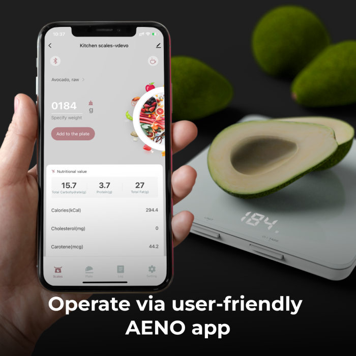 AENO AKS0001S Kitchen Scale KS1S Smart