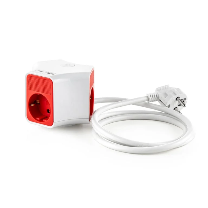 Muhler Portable Multiple Socket with 3-way Shuttered Outlets and 2-way USB-A and USB-C /1006118