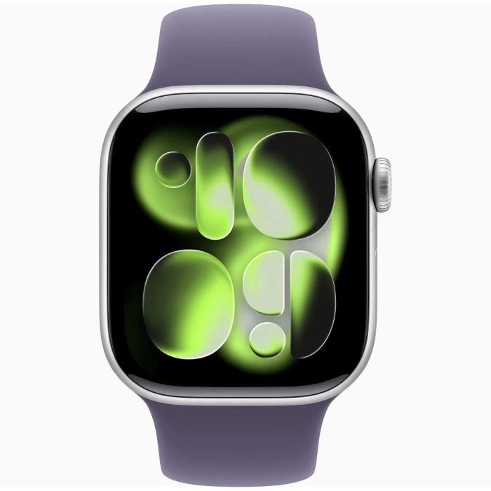 Apple Watch Series 11 GPS 42mm Silver, Purple Fog Sport Band - S/M /MEU64