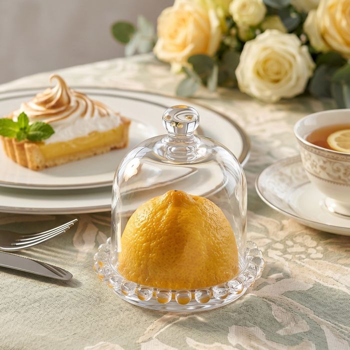 Fissman 13261 glass lemon container with lid 9.5x10cm