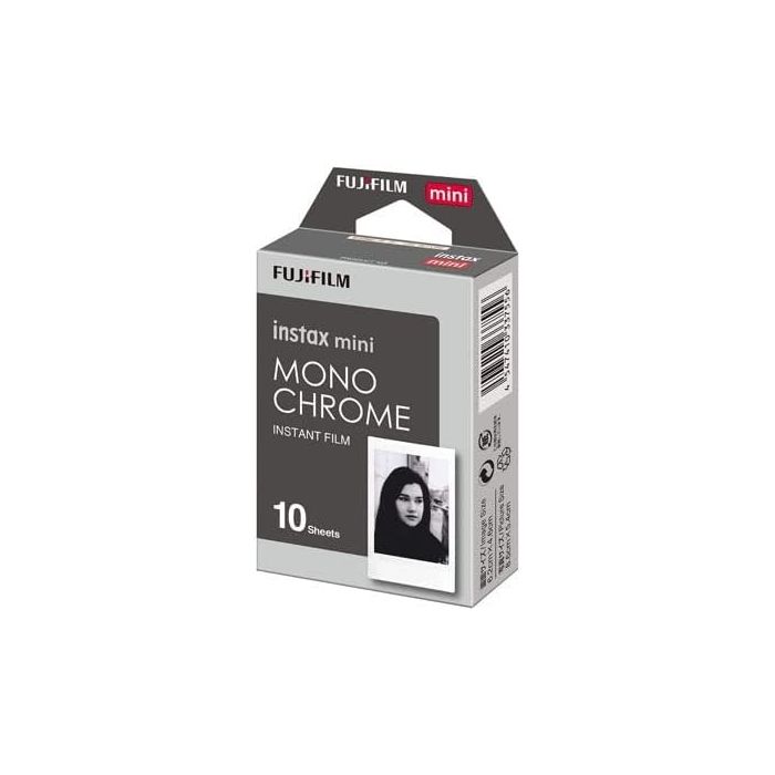 Fujifilm Instax Mini 10 Pack Designer Film Mono Chrome