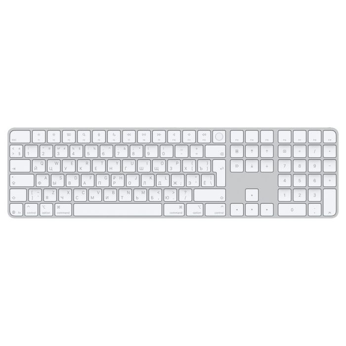 Apple Magic Keyboard Touch ID Numeric Keypad Russian White /MXK73
