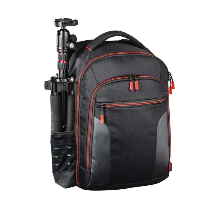Hama Miami Camera Backpack,190,Black/Red(139855)