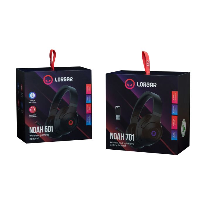 Lorgar Noah 701 Bluetooth headset Black (LRG-GHS701)