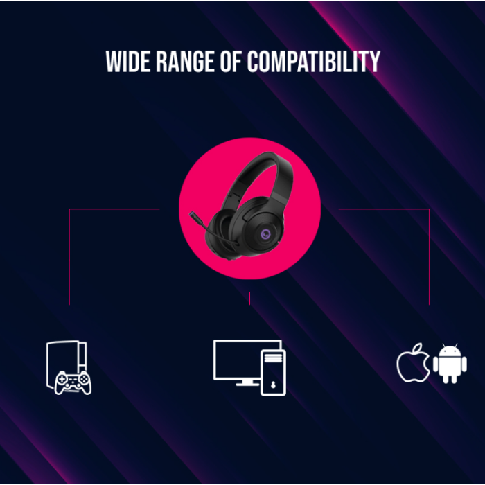 Lorgar Noah 701 Bluetooth headset Black (LRG-GHS701)