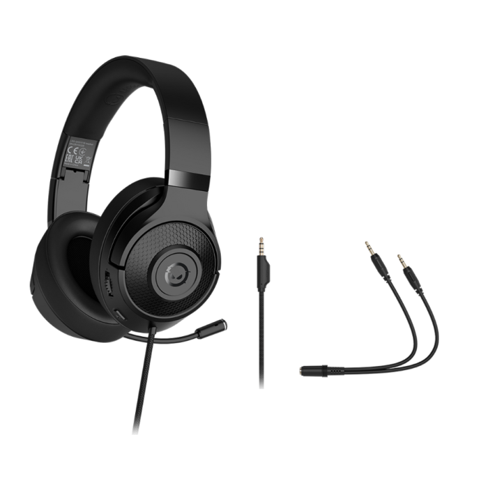 Lorgar Noah 101 Headset 3.5mm 2m Black (LRG-GHS101B)