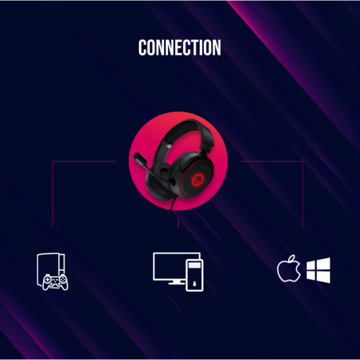 Lorgar Kaya 460, USB Gaming headset (LRG-GHS460)