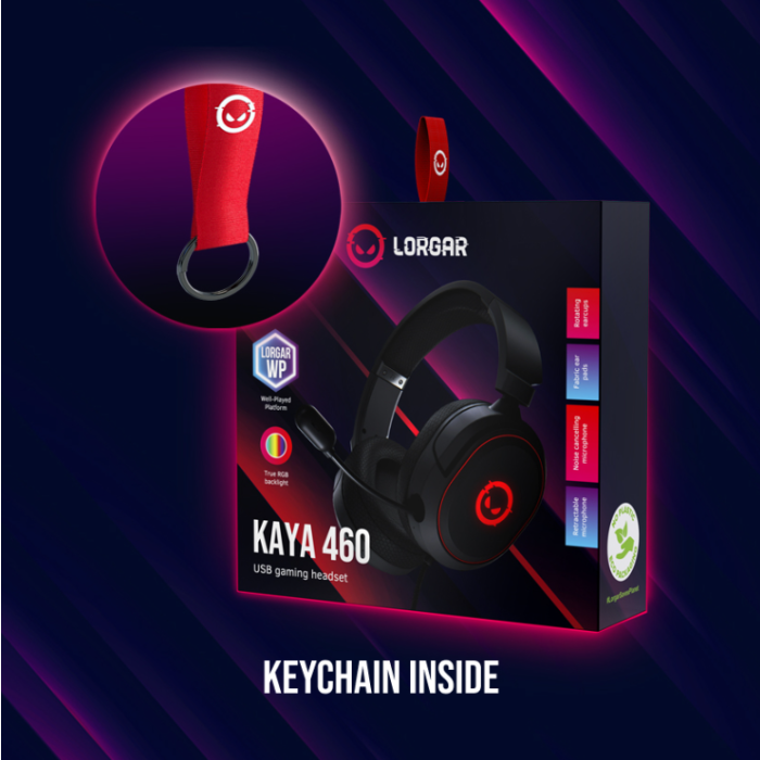 Lorgar Kaya 460, USB Gaming headset (LRG-GHS460)