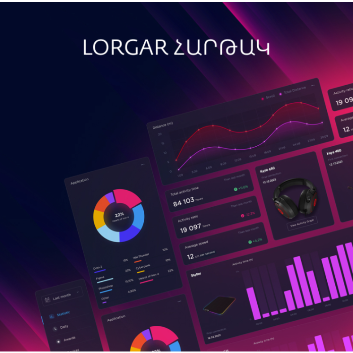 Lorgar Kaya 460, USB Gaming headset (LRG-GHS460)