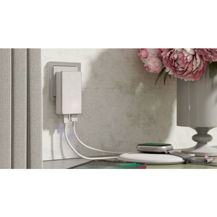VLP Charger 20W USB-C/A QC White /vlp-WC20-01-WH