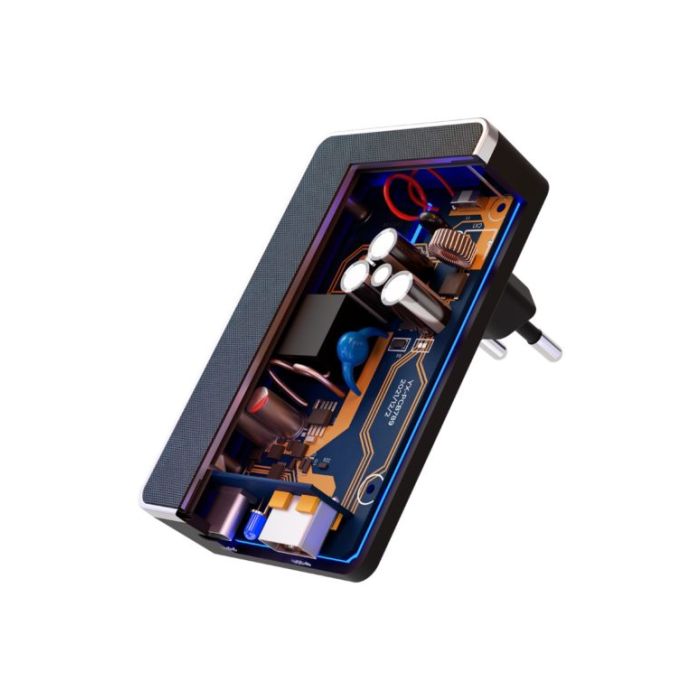 VLP Charger 20W USB-C/A QC Black /vlp-WC20-01-BK