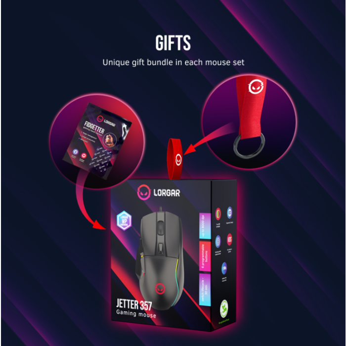 Lorgar Jetter 357 Gaming mouse/LRG-GMS357